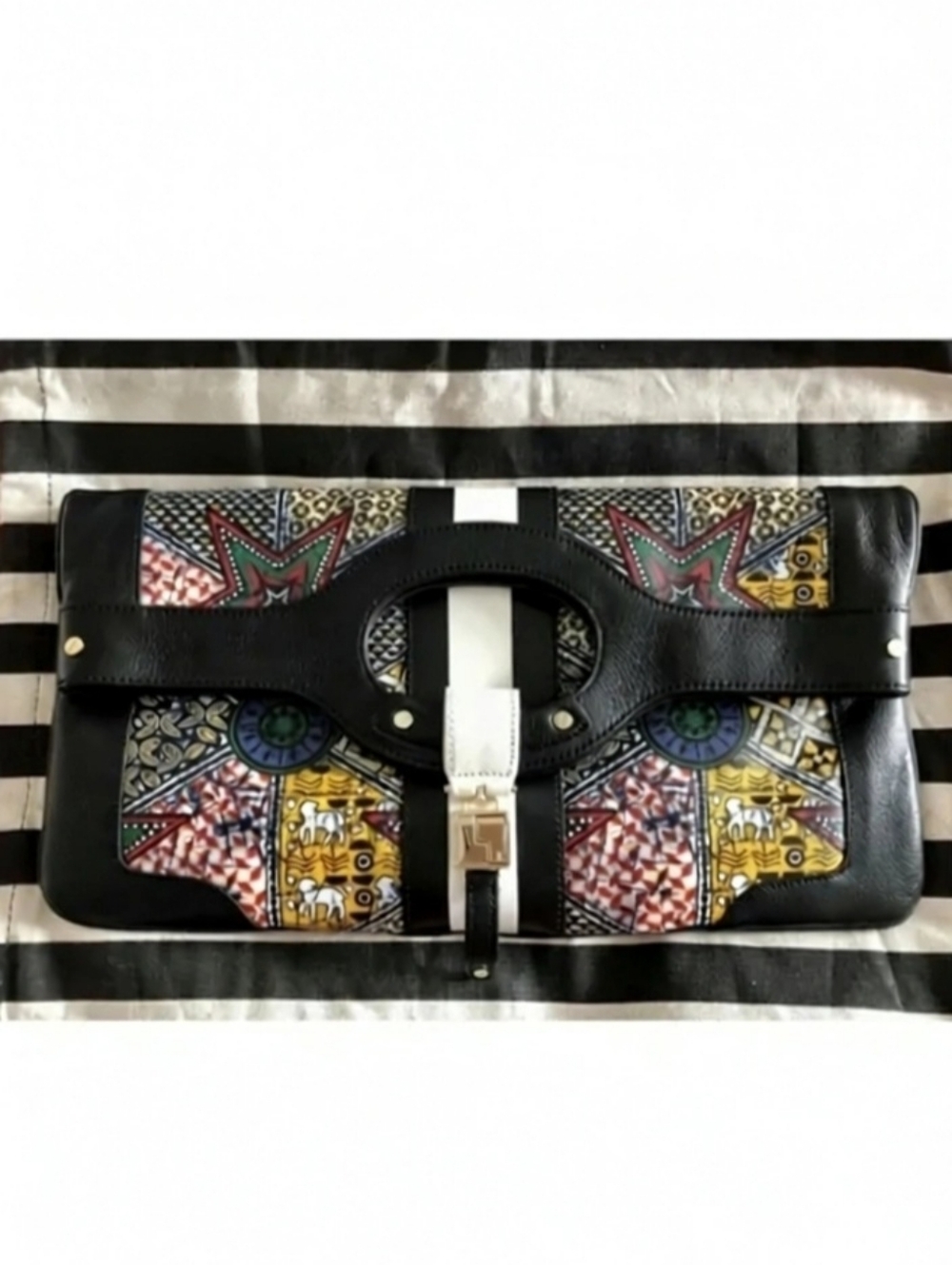 L.A.M.B by Gwen Stefani Fulani Star Carlisle Envelope Clutch